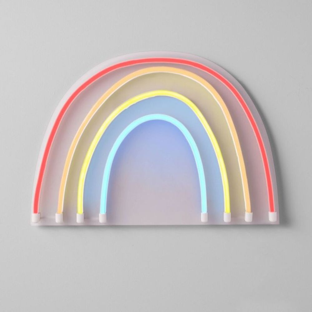 Rainbow Neon Kids' Wall Decor - Pillowfort